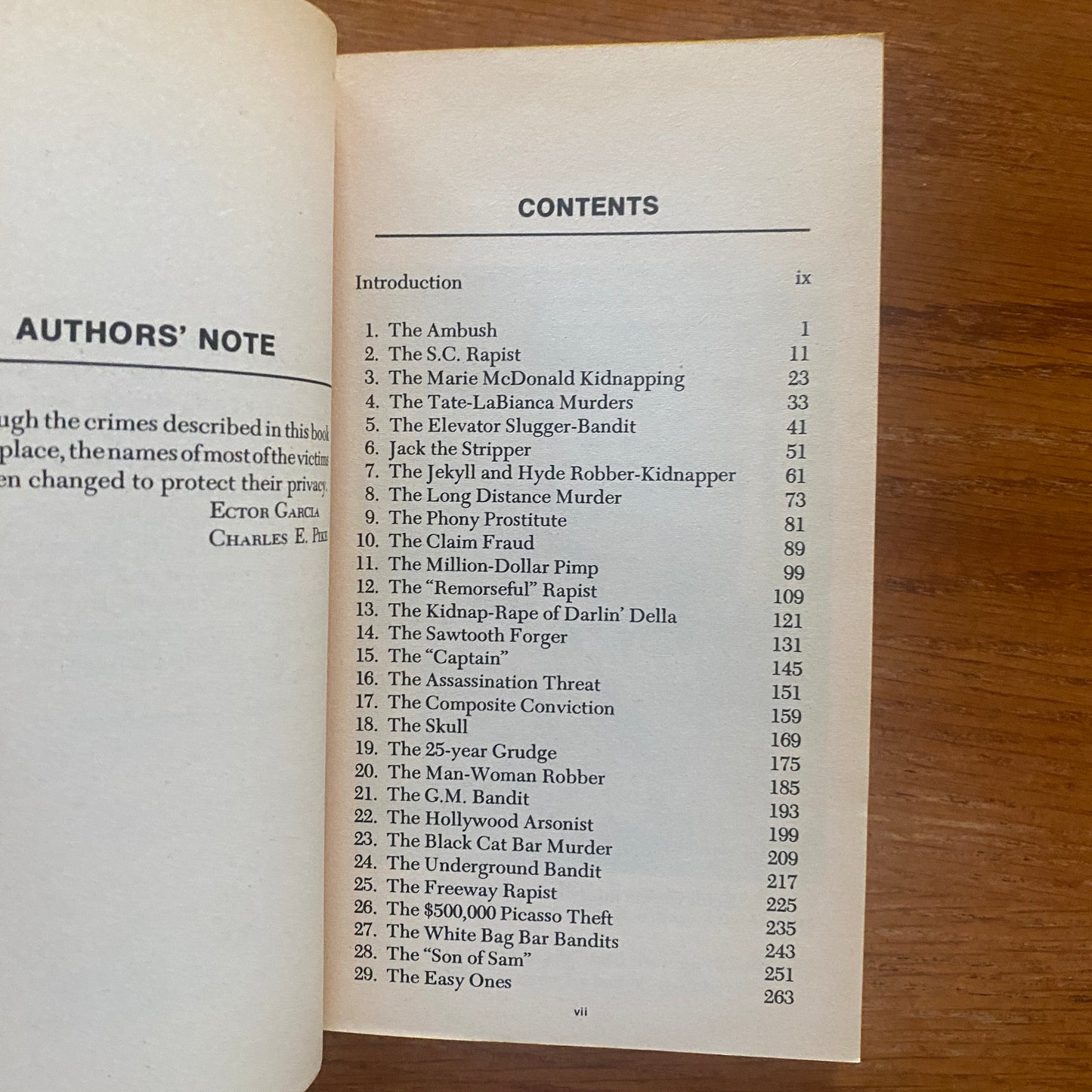 Portraits Of Crime - Ector Garcia & Charles E. Pike
