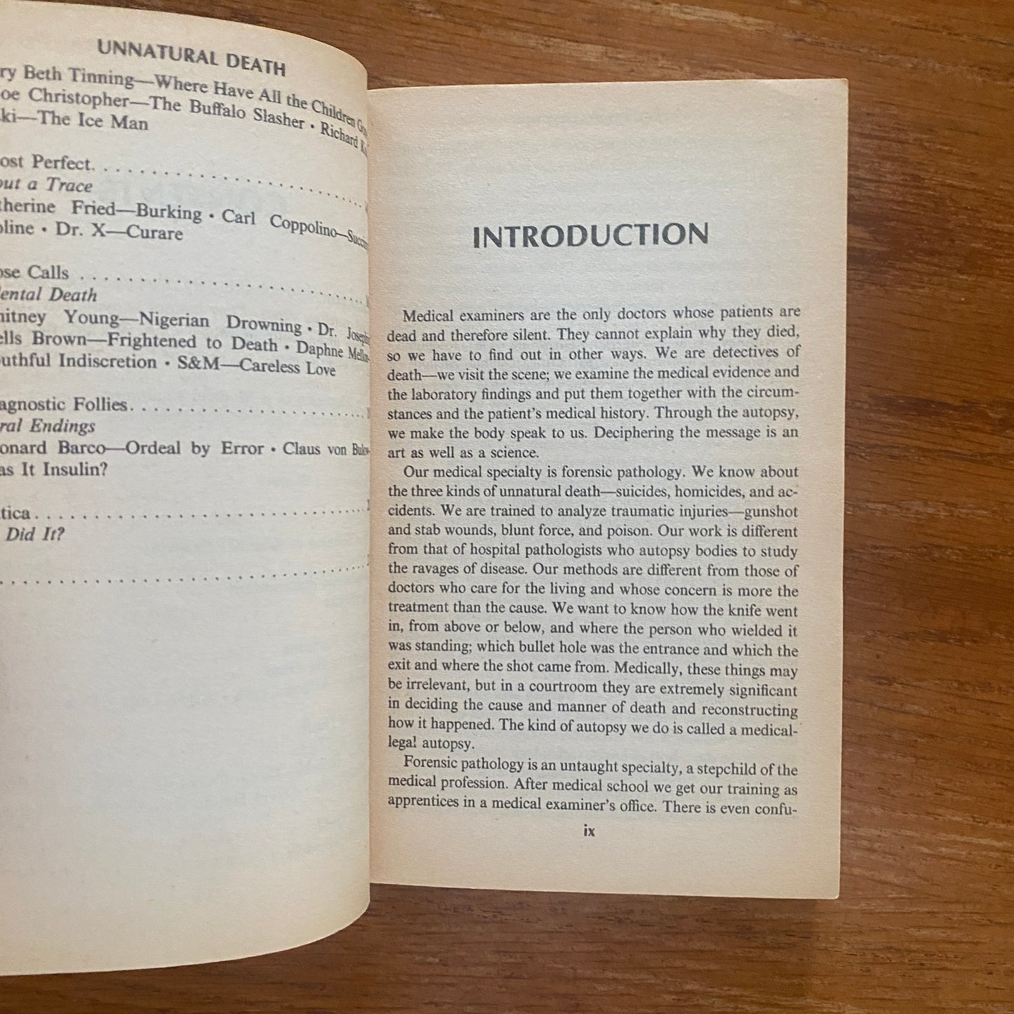 Unnatural Death: Confessions Of A Medical Examiner - Michael M. Baden MD