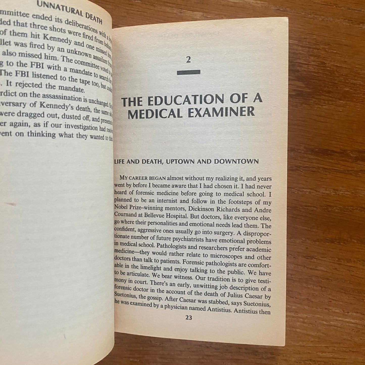 Unnatural Death: Confessions Of A Medical Examiner - Michael M. Baden MD