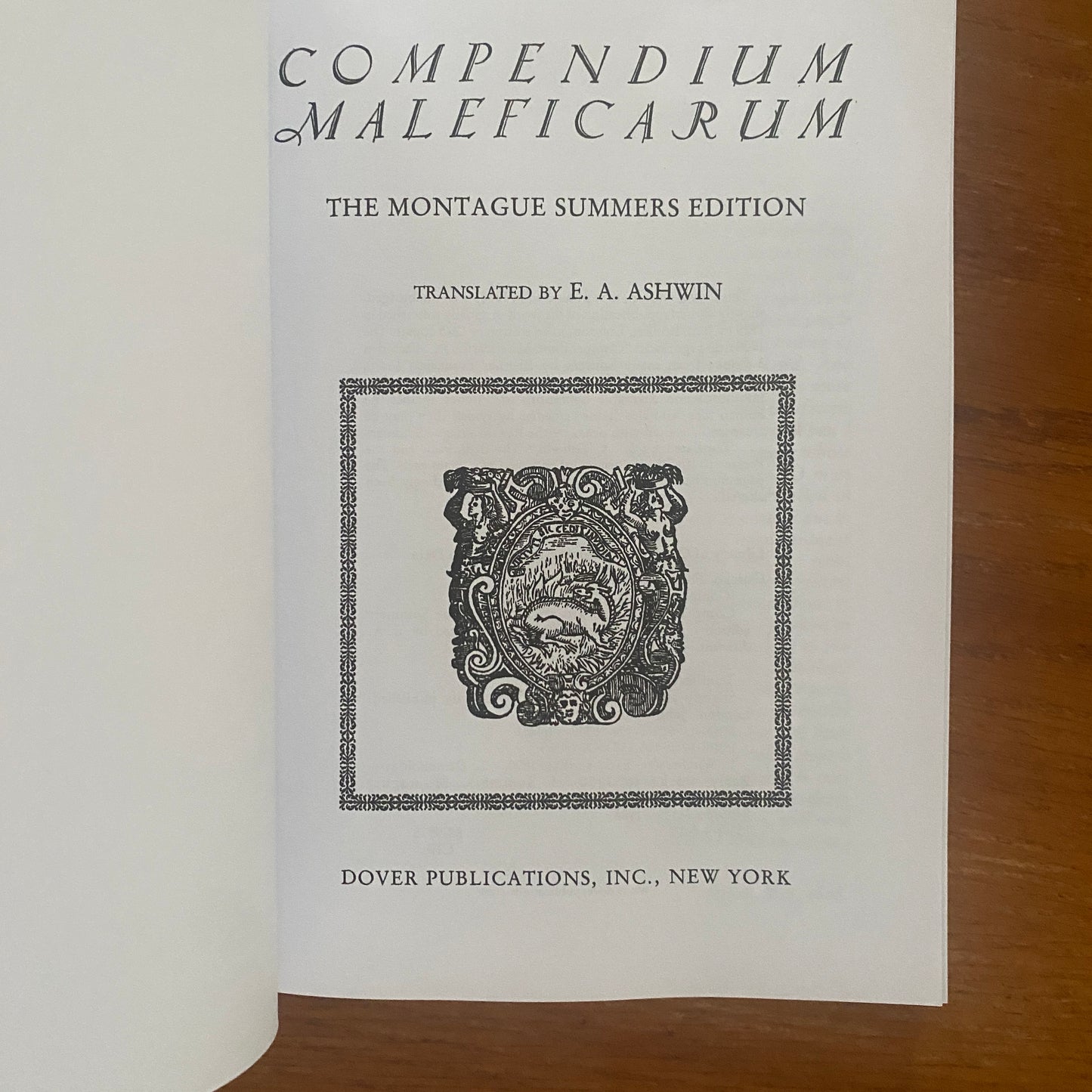 Compendium Malificarum: The Montague Summers Edition – Francesco Maria Guazzo