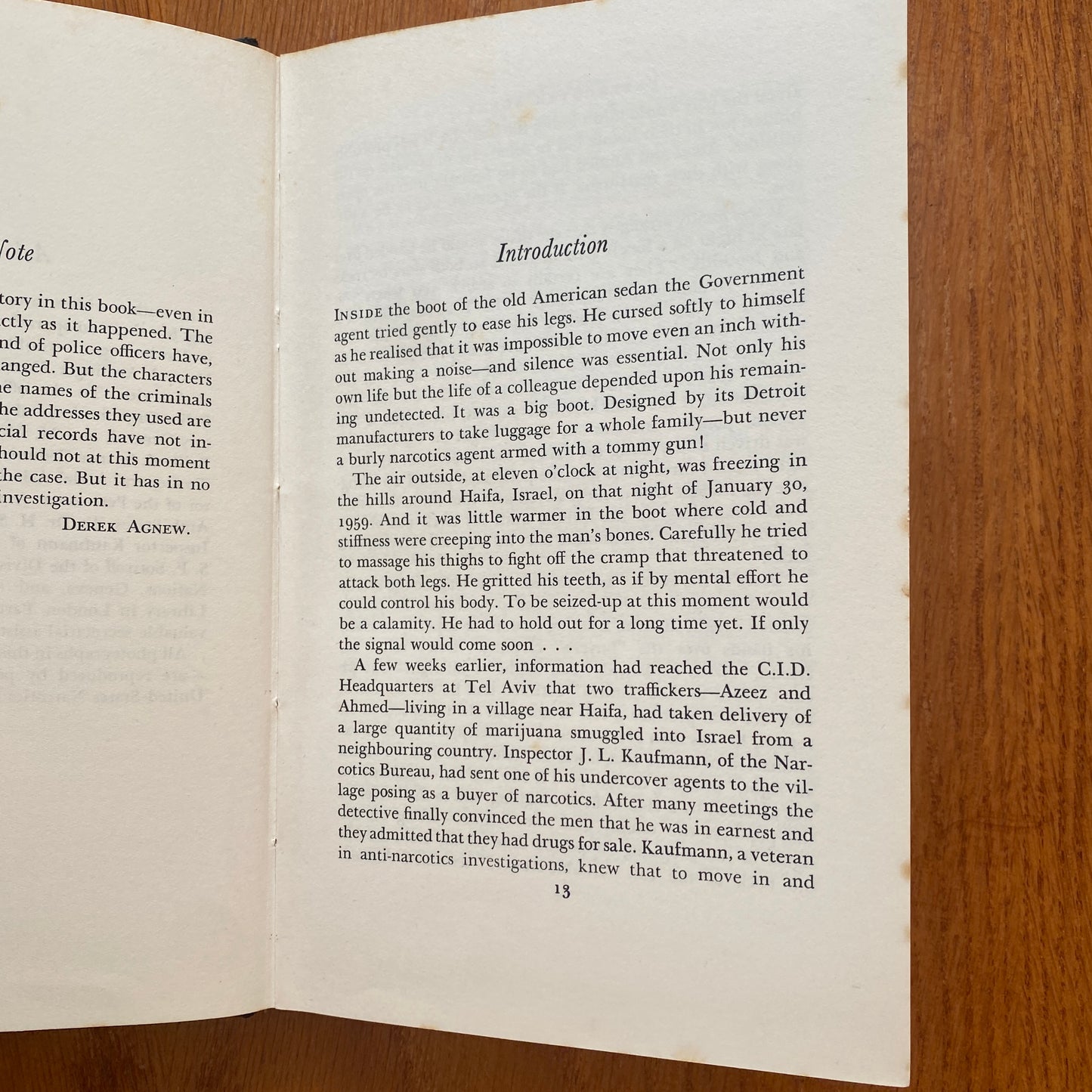 Undercover Agent Narcotics - Derek Agnew