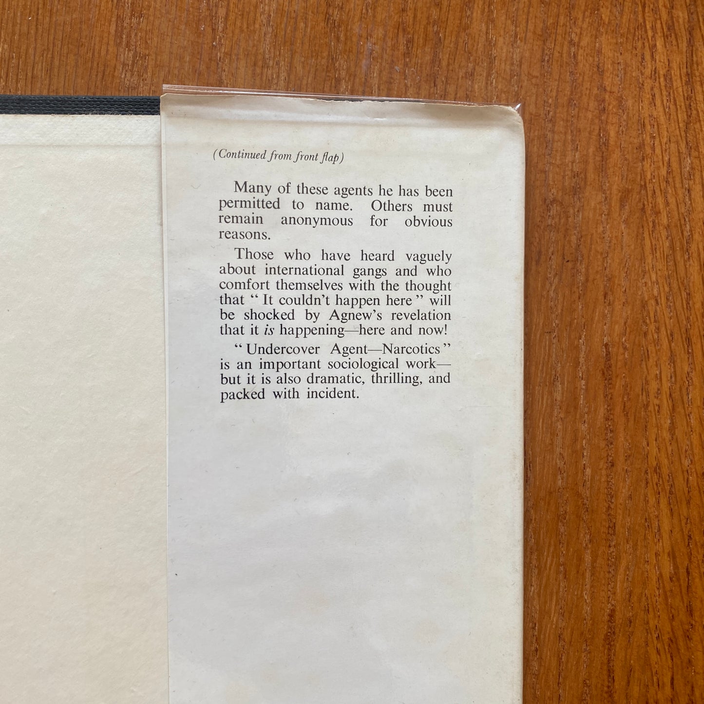 Undercover Agent Narcotics - Derek Agnew