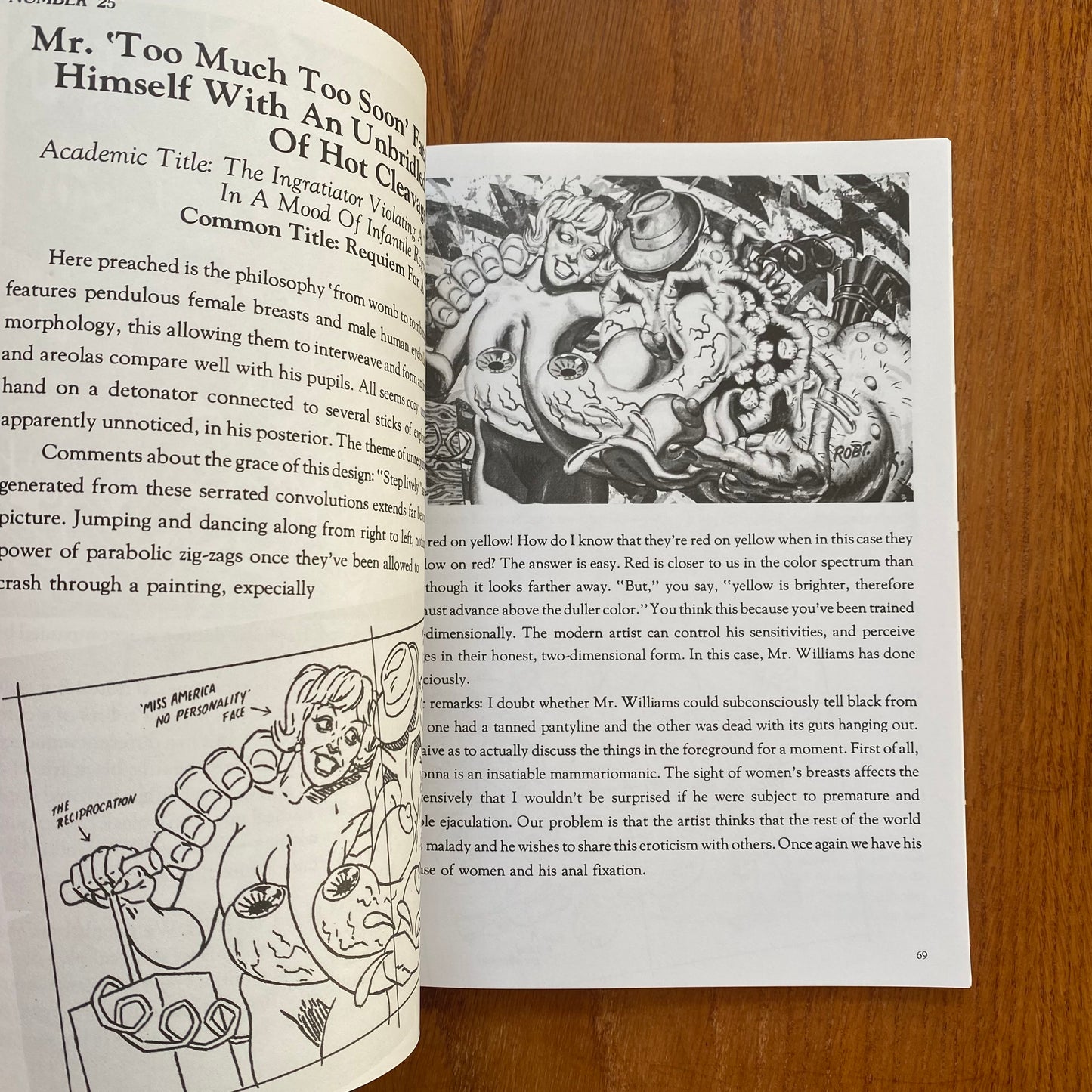 Zombie Mystery Paintings Paperback - Robert Williams