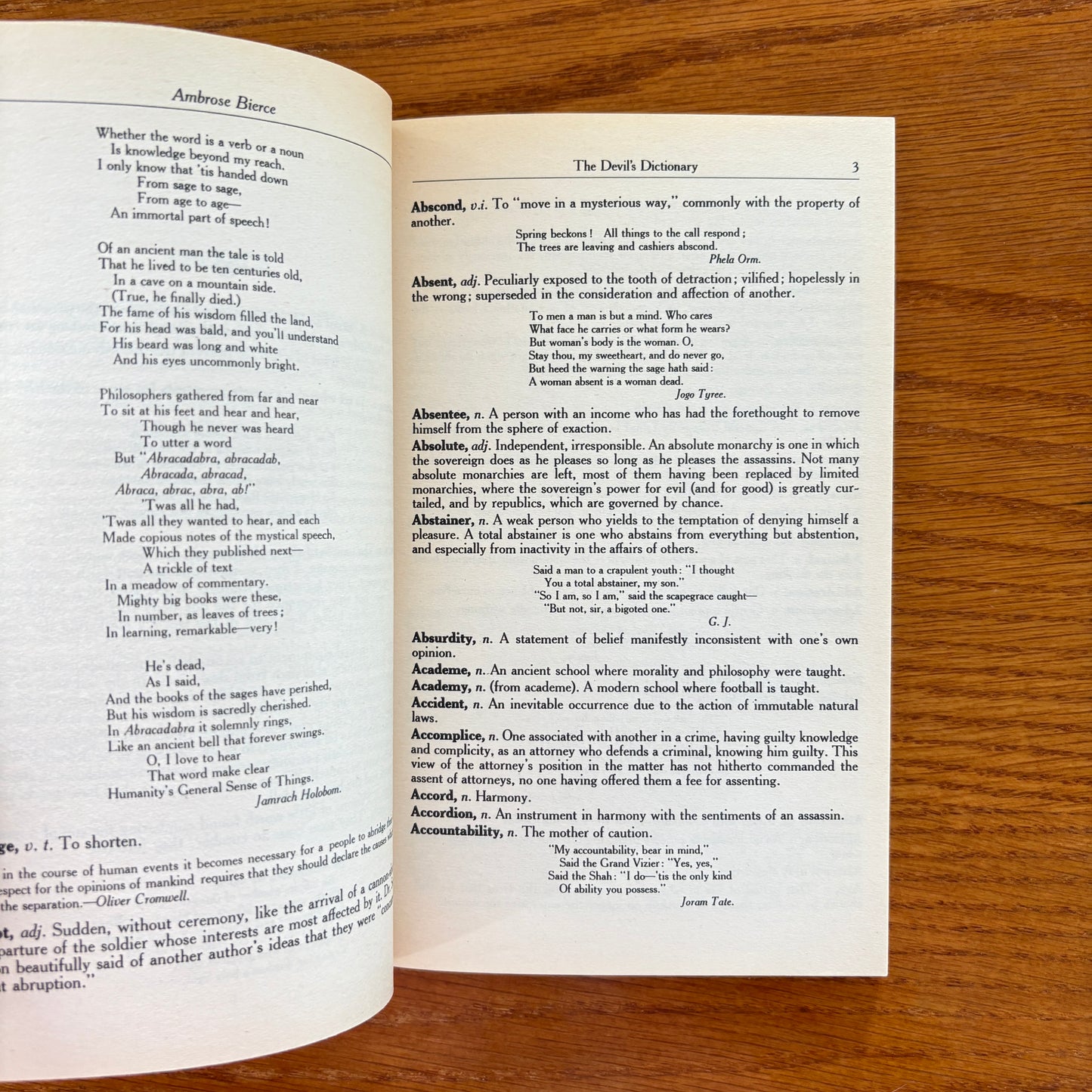 The Devil’s Dictionary - Ambrose Bierce