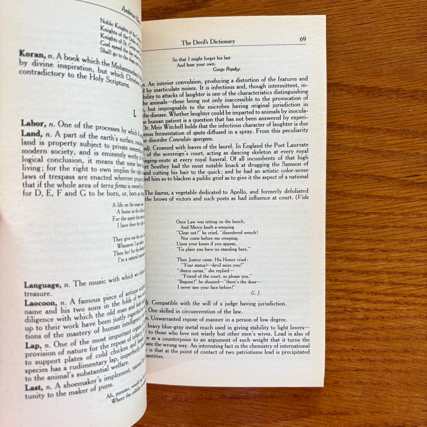 The Devil’s Dictionary - Ambrose Bierce