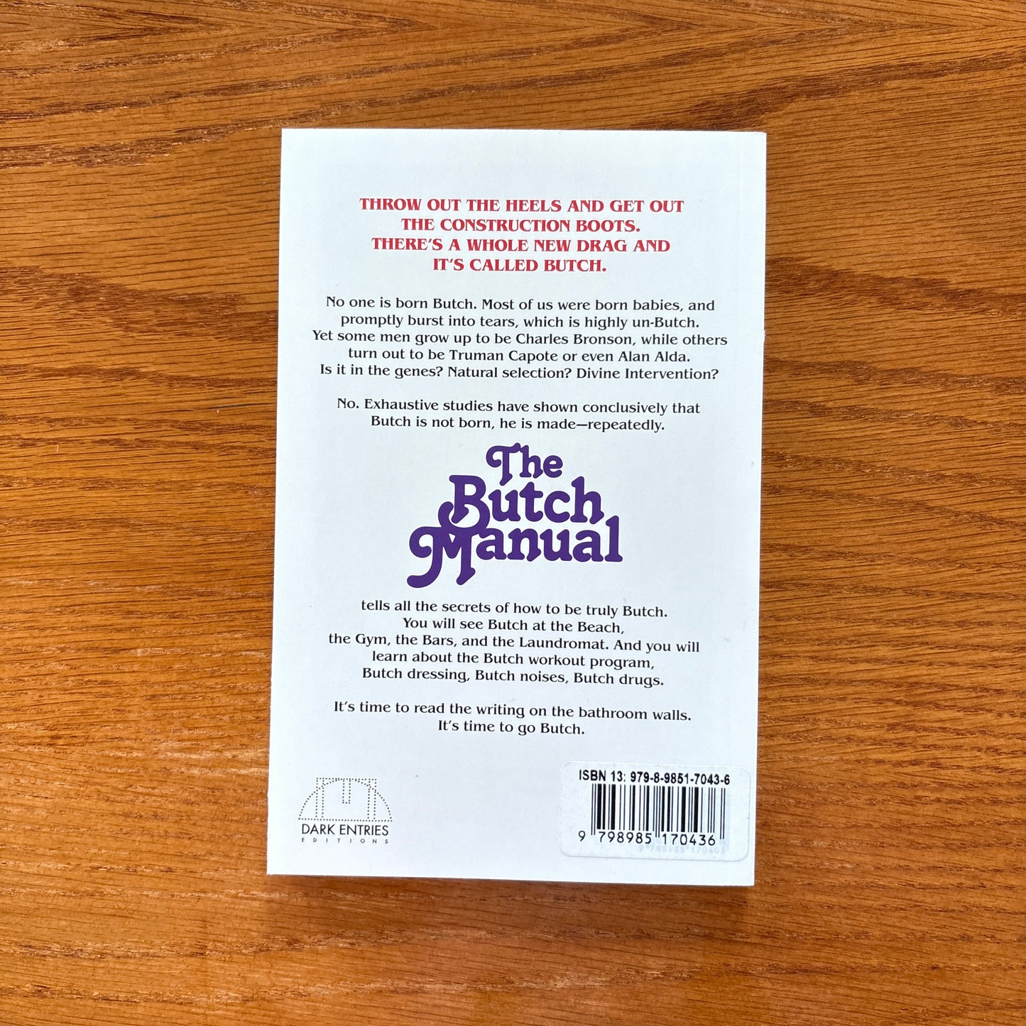 The Butch Manual - Clark henley