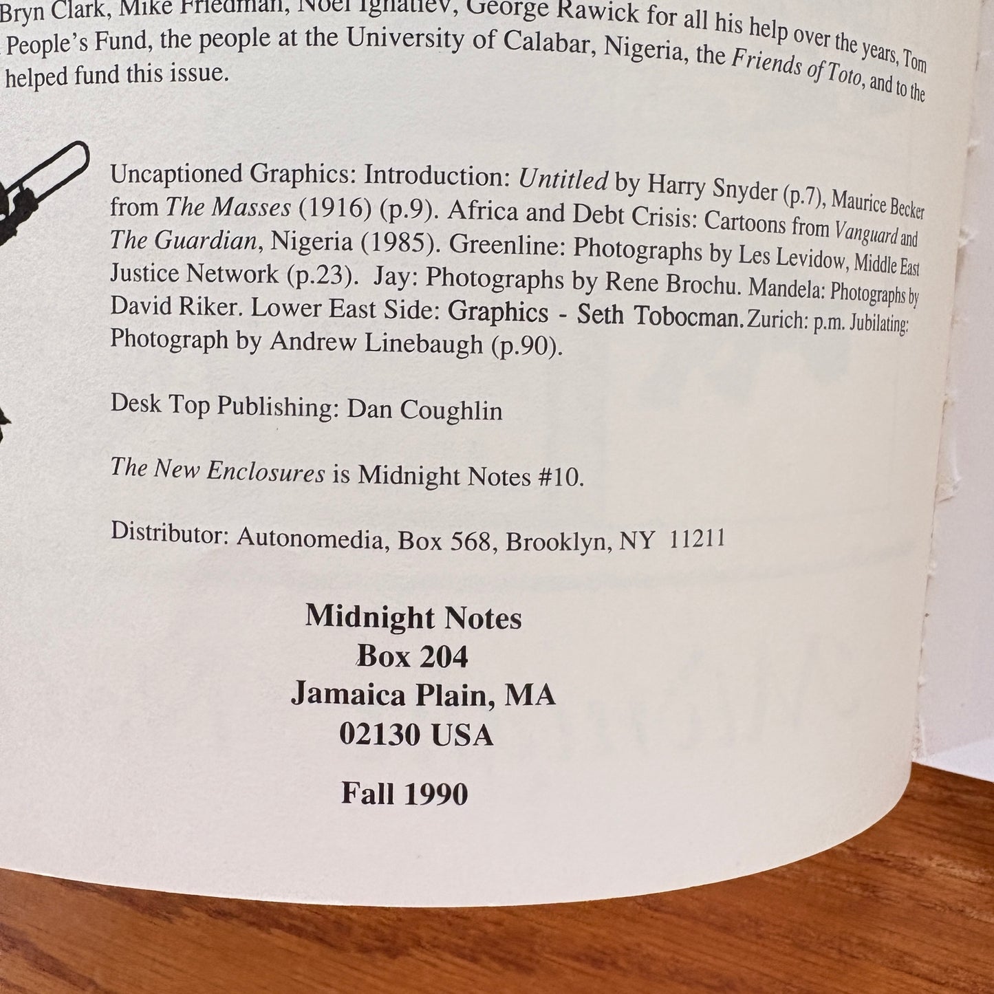 Midnight Notes 10: New Enclosures