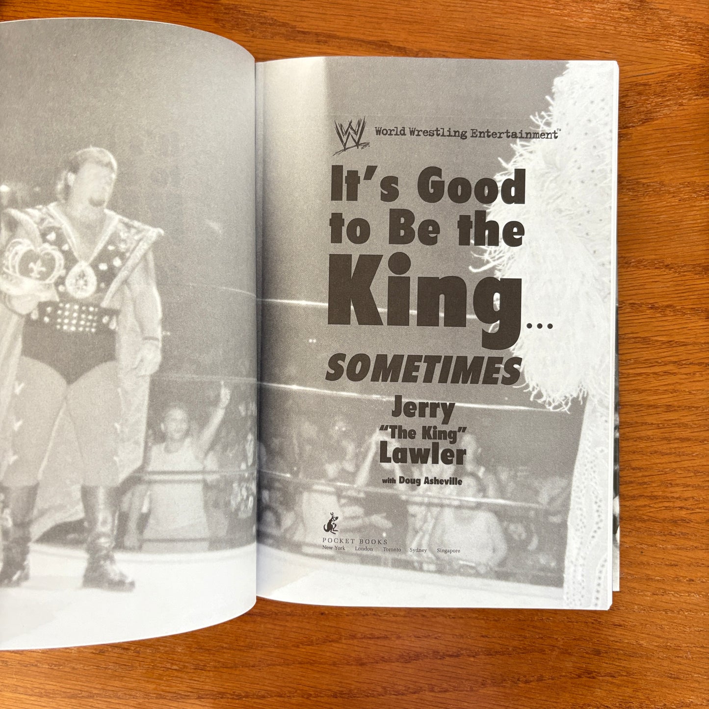 It’s Good to Be the King… Sometimes - Jerry “The King” Lawler Hardcover