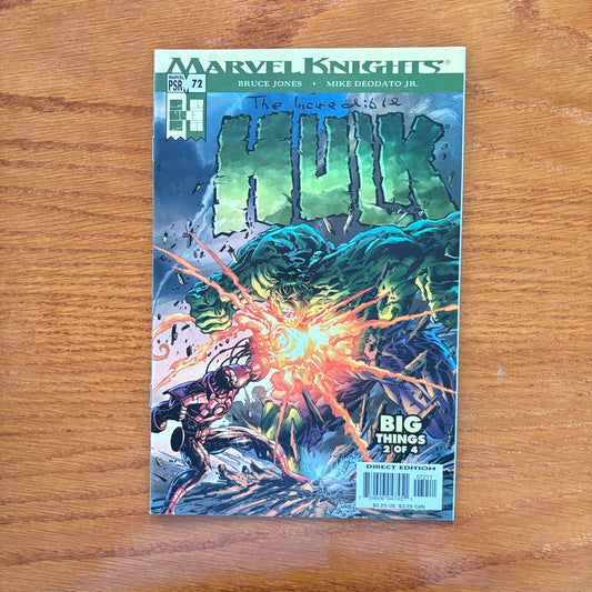 The Incredible Hulk 72 Vol 2 1997