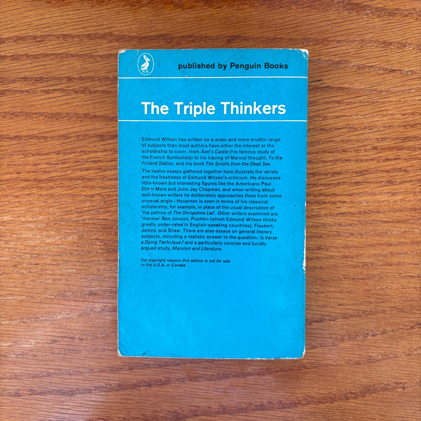 The Triple Thinkers - Edmund Wilson