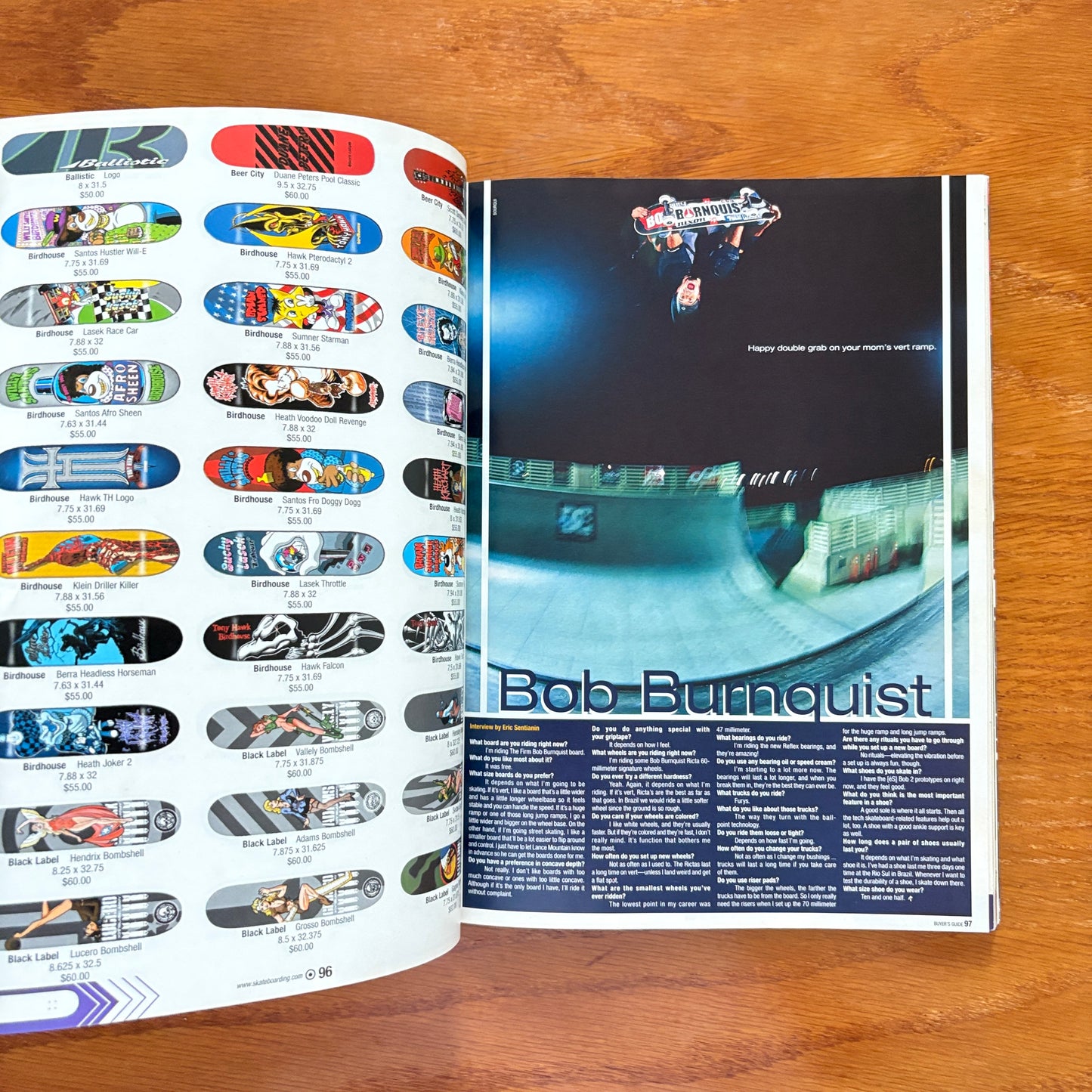Transworld Skateboard Buyer's Guide 2001
