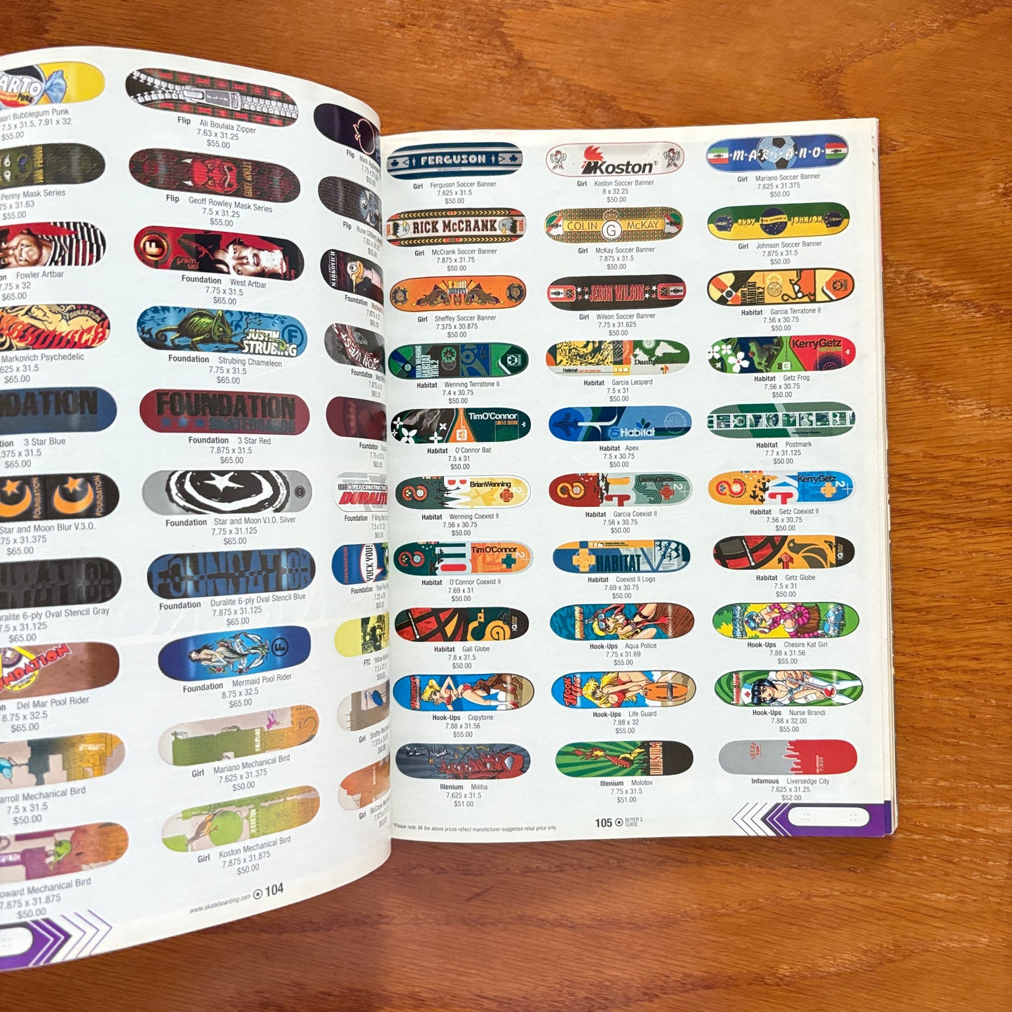 Transworld Skateboard Buyer's Guide 2001
