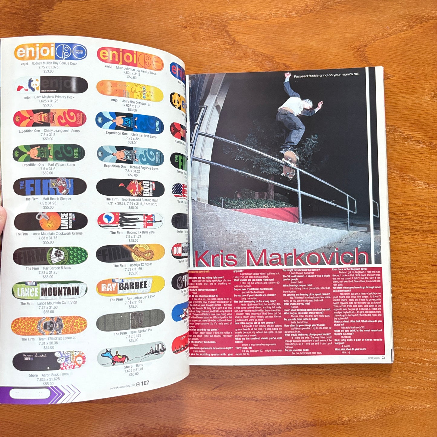 Transworld Skateboard Buyer's Guide 2001
