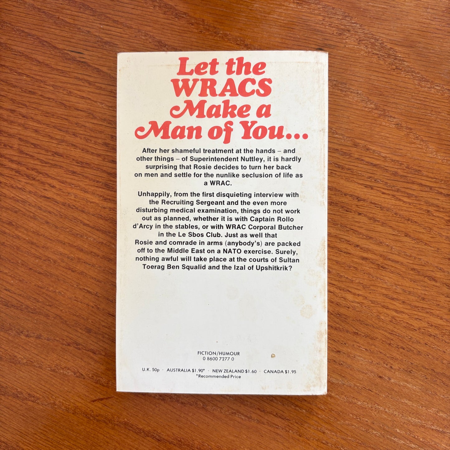 Confessions of a Physical WRAC - Rosie Dixon