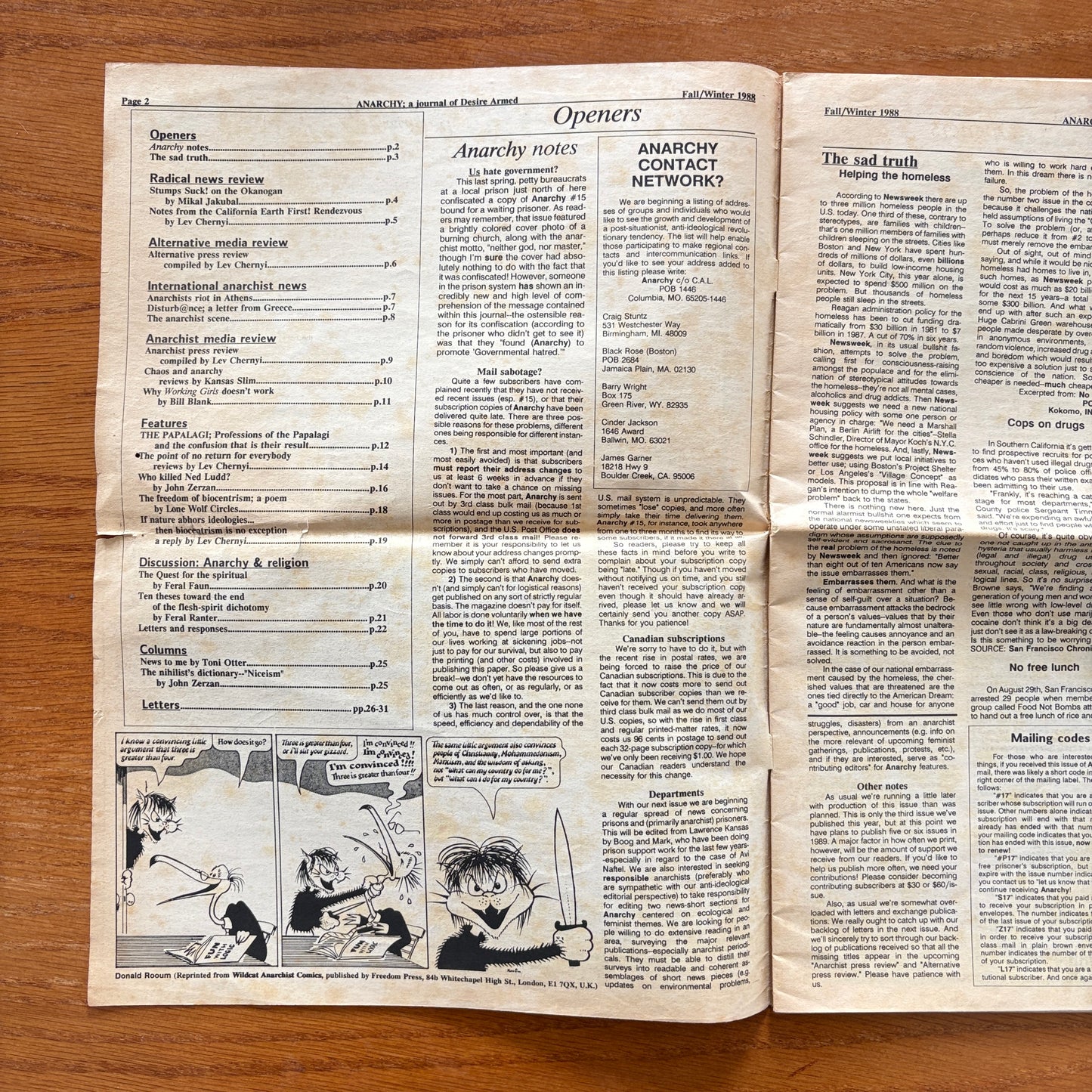 Anarchy: The Journal of Desire Armed 17