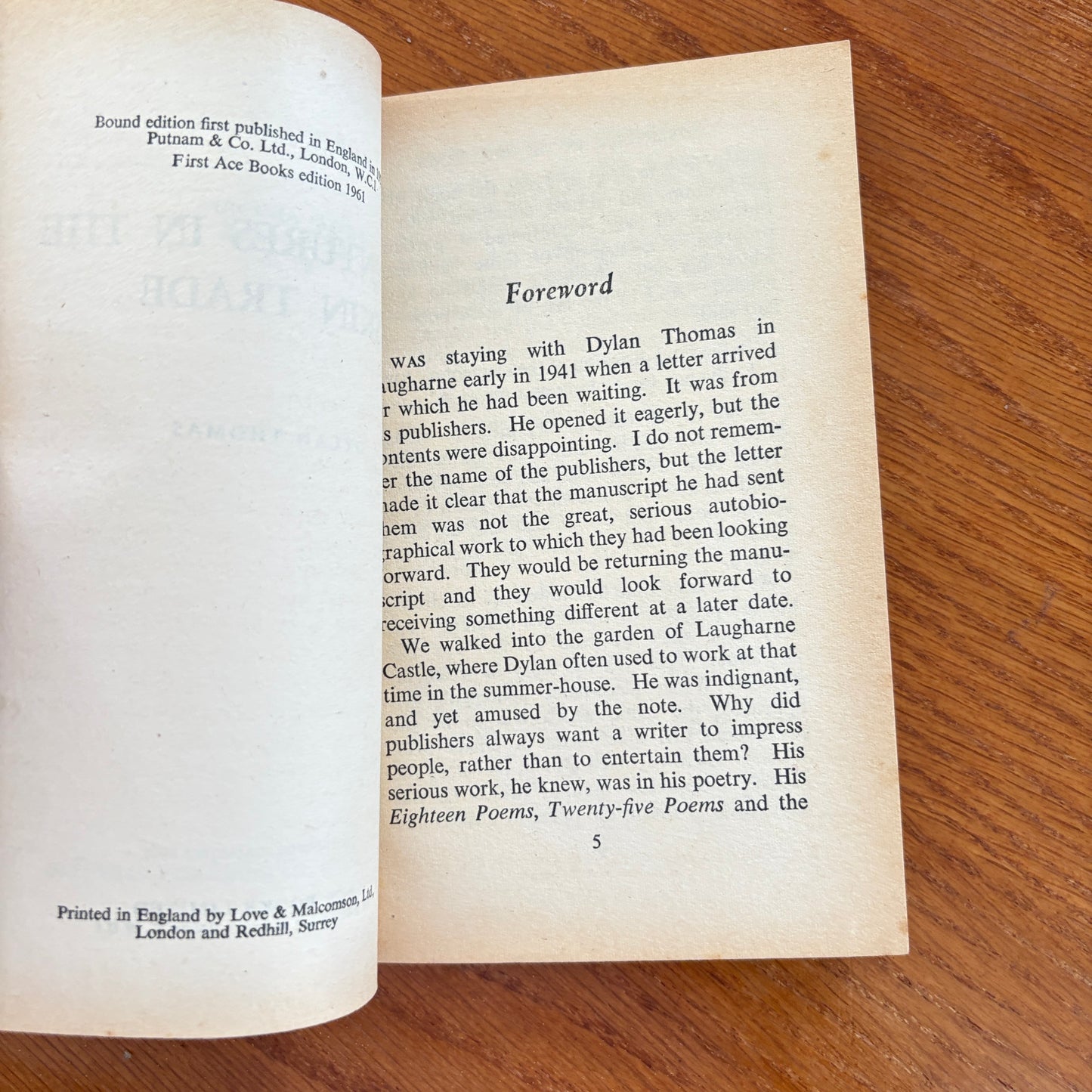 Adventures In the Skin Trade - Dylan Thomas