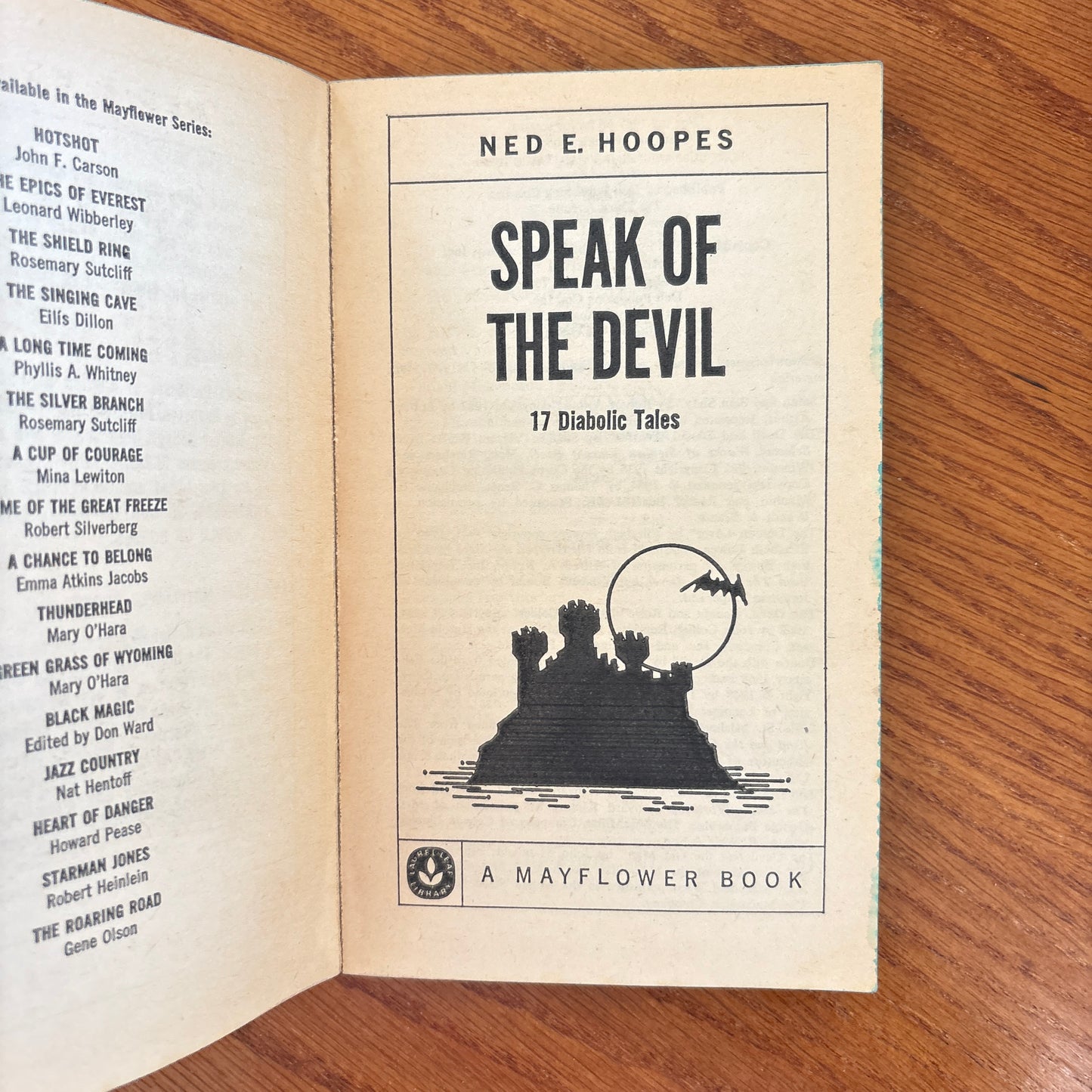 Speak of the Devil: 17 Diabolic Tales - Ned E. Hoopes