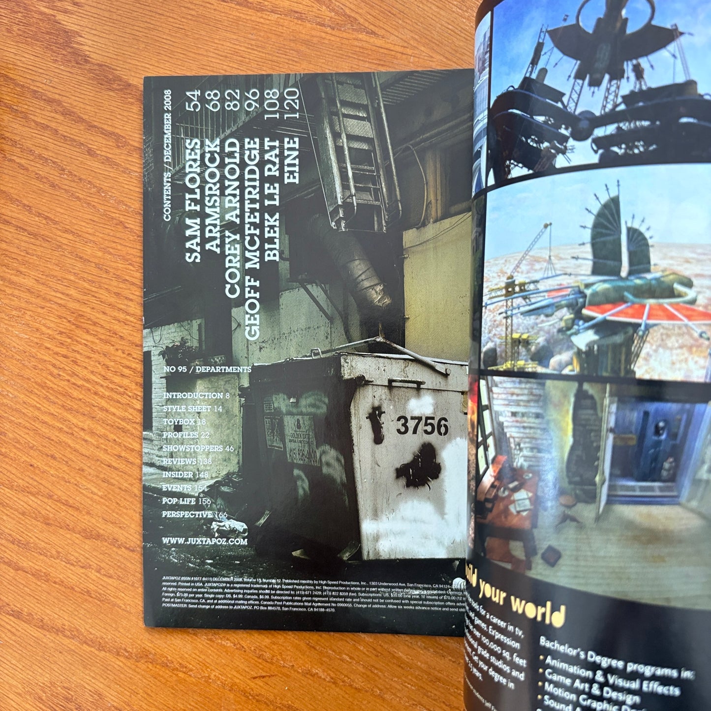 Juxtapoz – December 2008 (Vol. 15, No. 12)