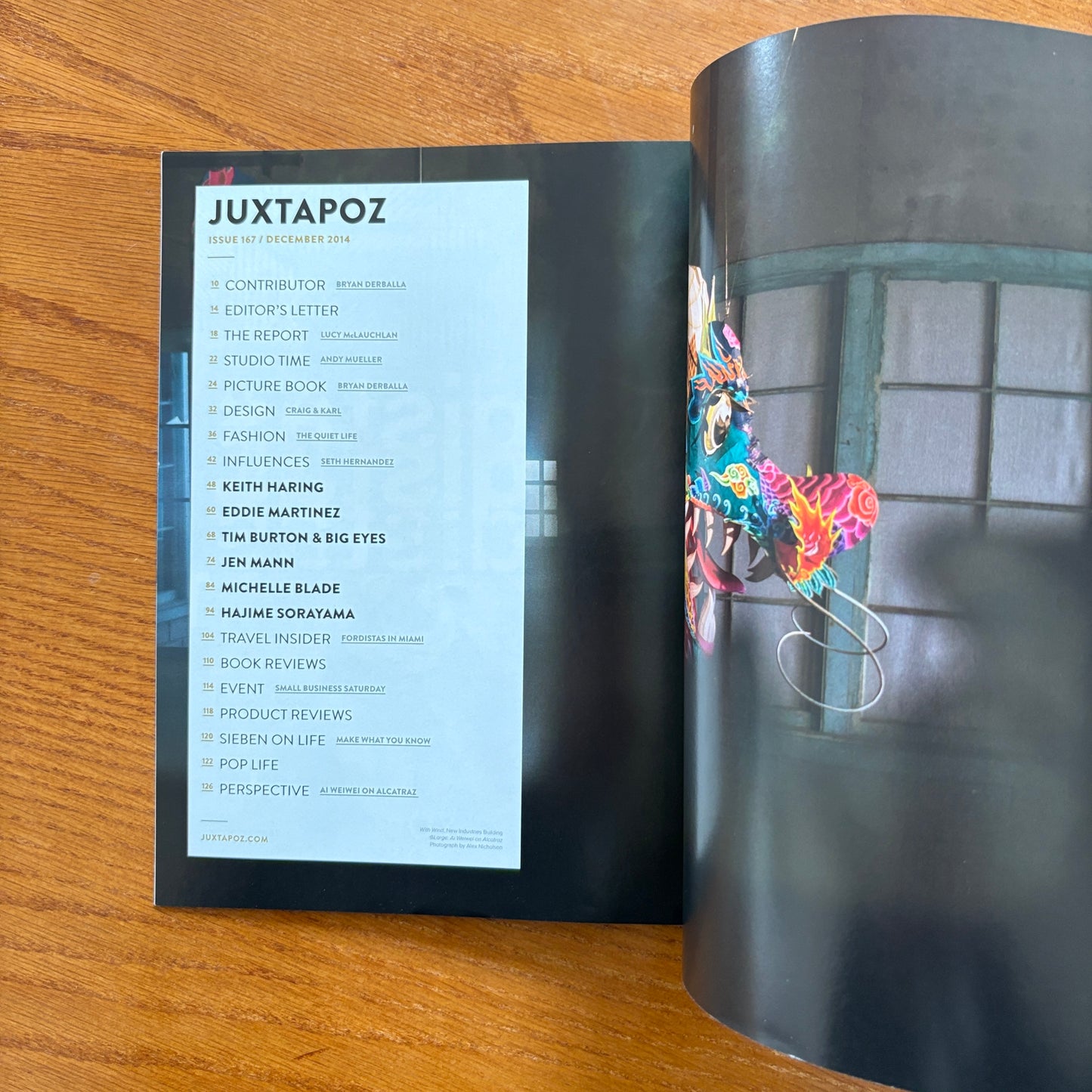 JUXTAPOZ ISSUE 167 / DECEMBER 2014