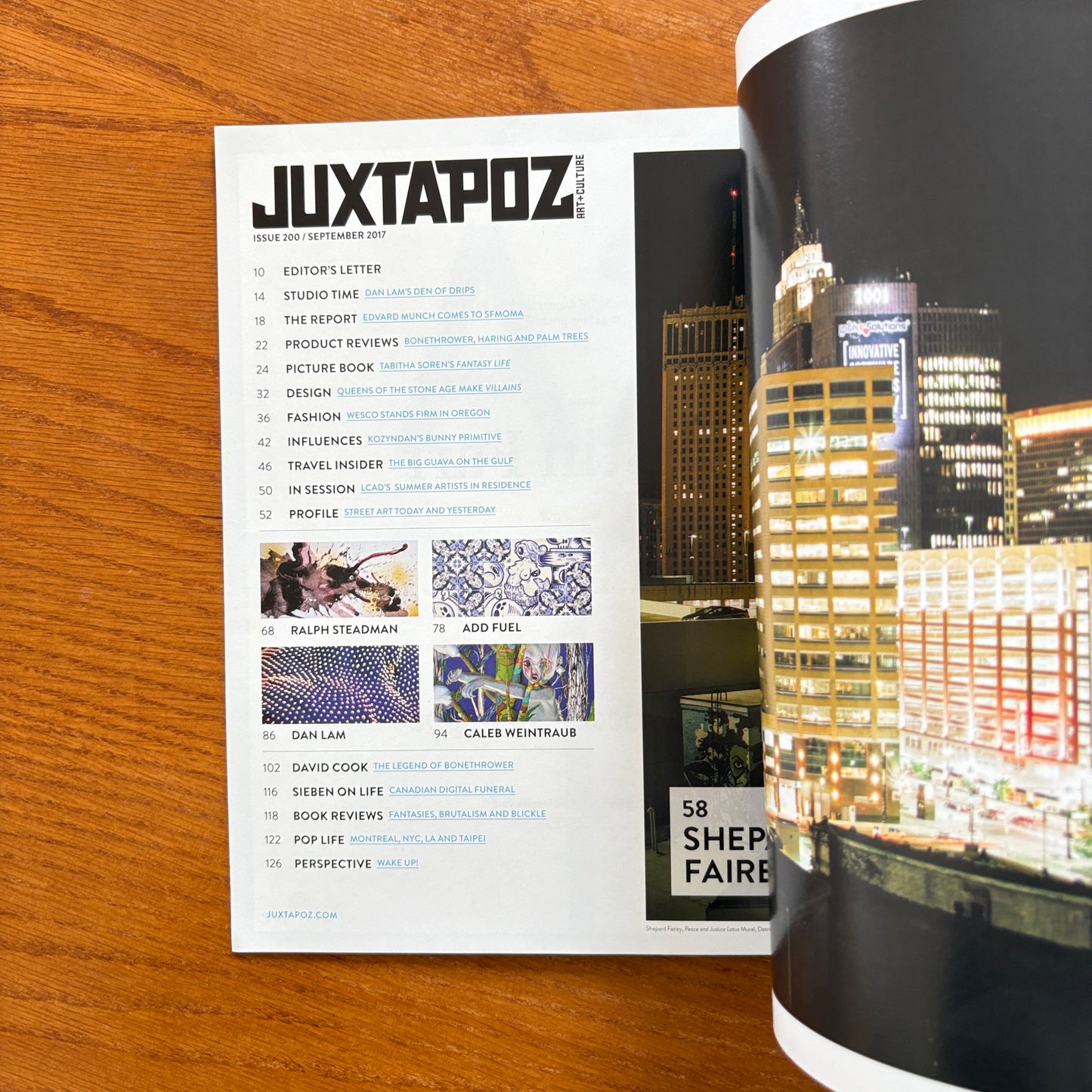 JUXTAPOZ ISSUE 200 / SEPTEMBER 2017