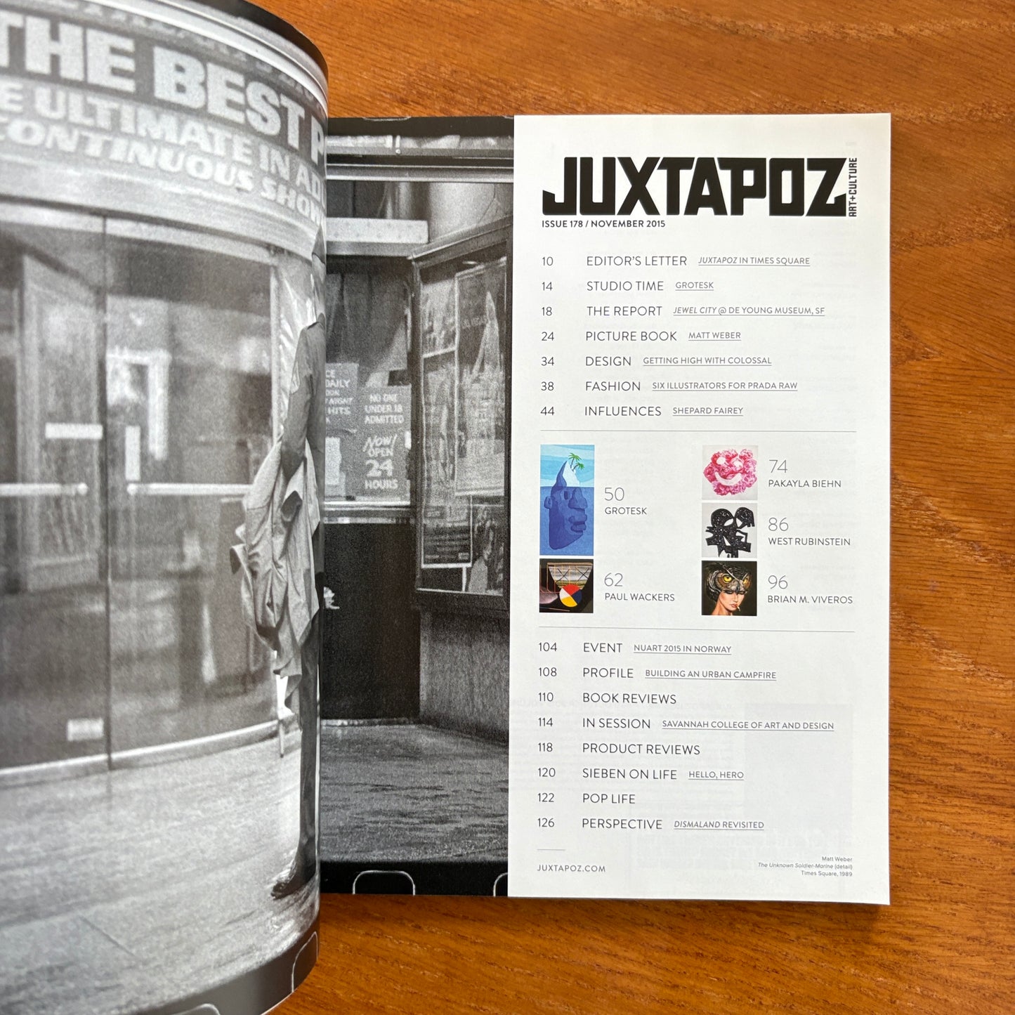 JUXTAPOZ ISSUE 178 / NOVEMBER 2015