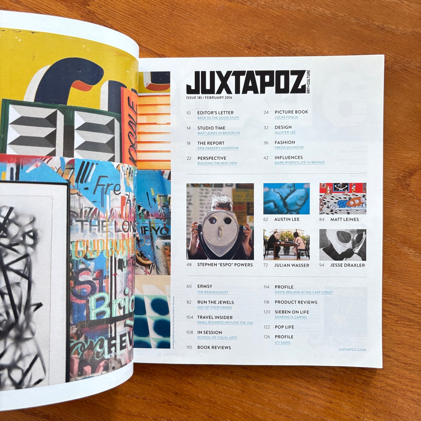 JUXTAPOZ ISSUE 181 / FEBRUARY 2016
