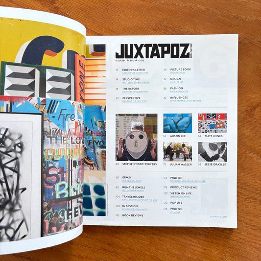 JUXTAPOZ ISSUE 181 / FEBRUARY 2016