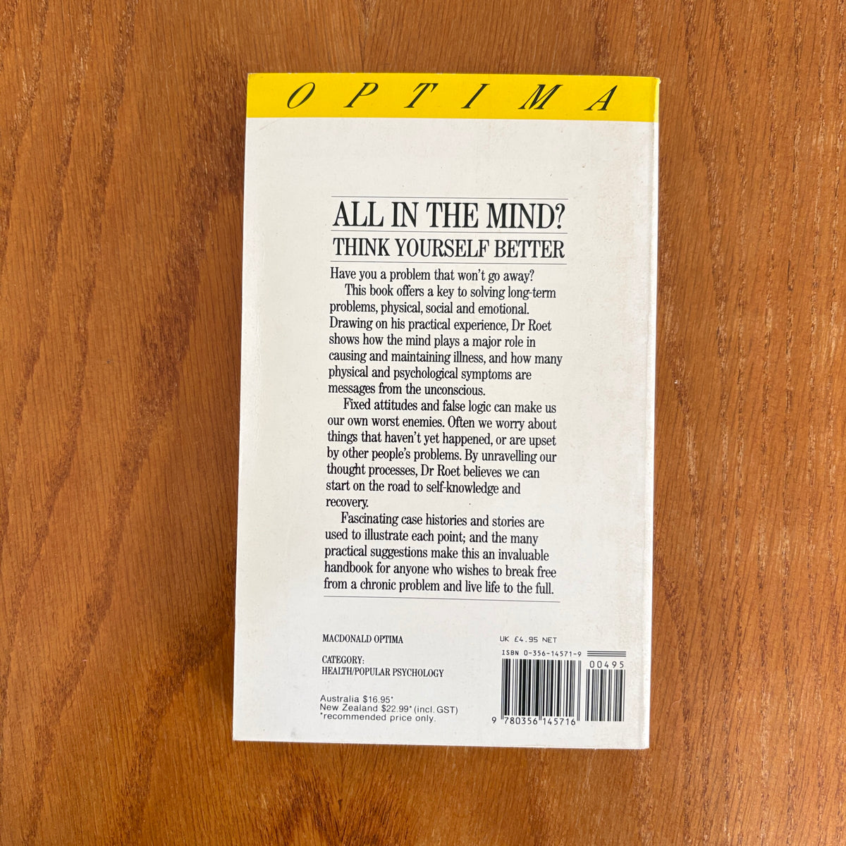 All in the Mind? Think Yourself Better - Dr Brian Roet