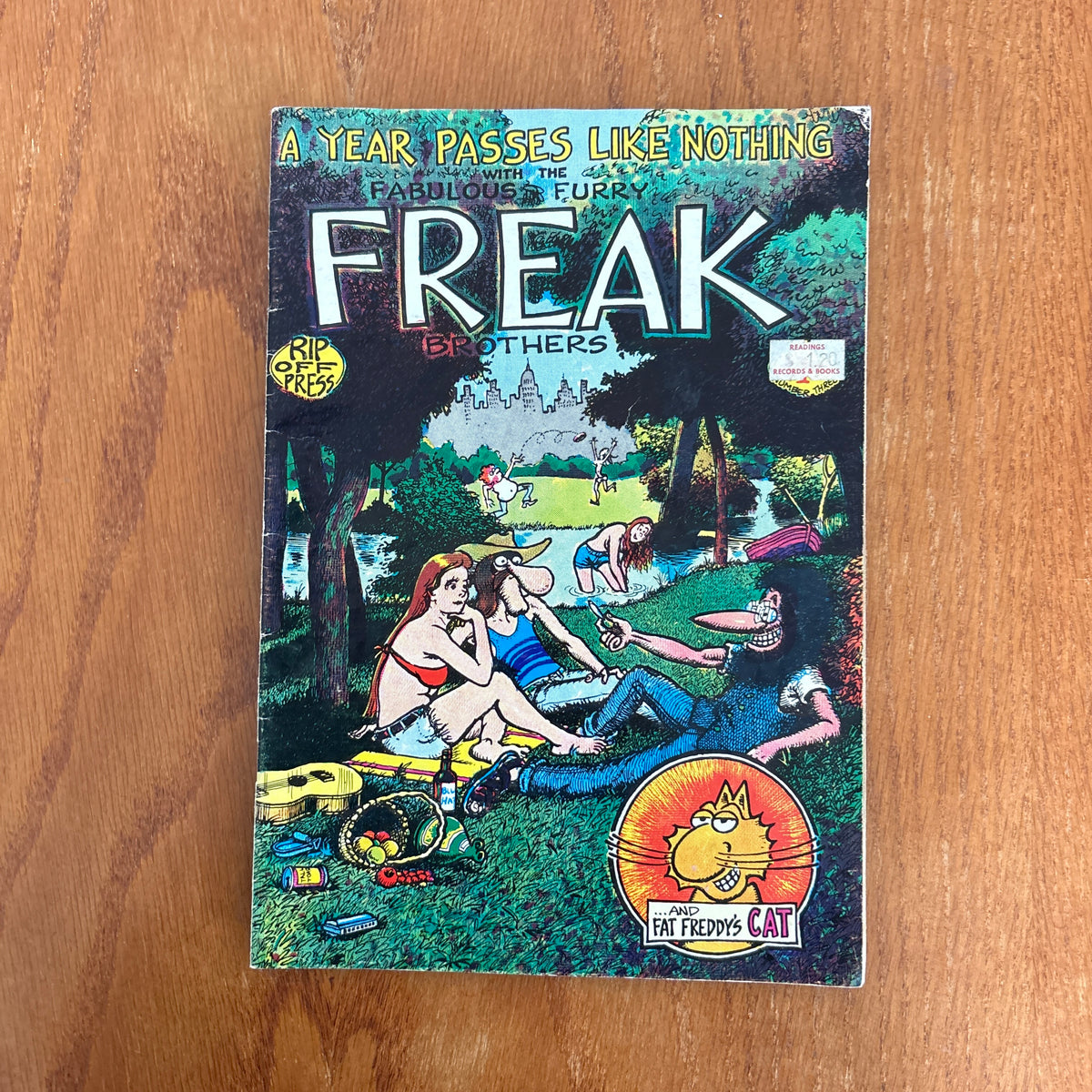A Year Passes Like Nothing with the Fabulous Furry Freak Brothers and Fat Freddy’s Cat - Gilbert Shelton