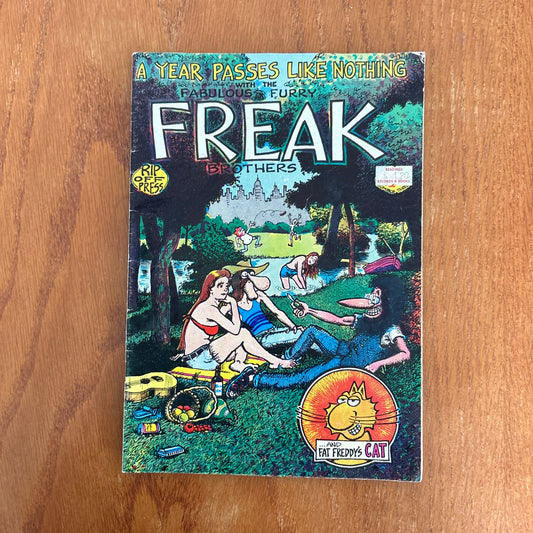 A Year Passes Like Nothing with the Fabulous Furry Freak Brothers and Fat Freddy’s Cat - Gilbert Shelton
