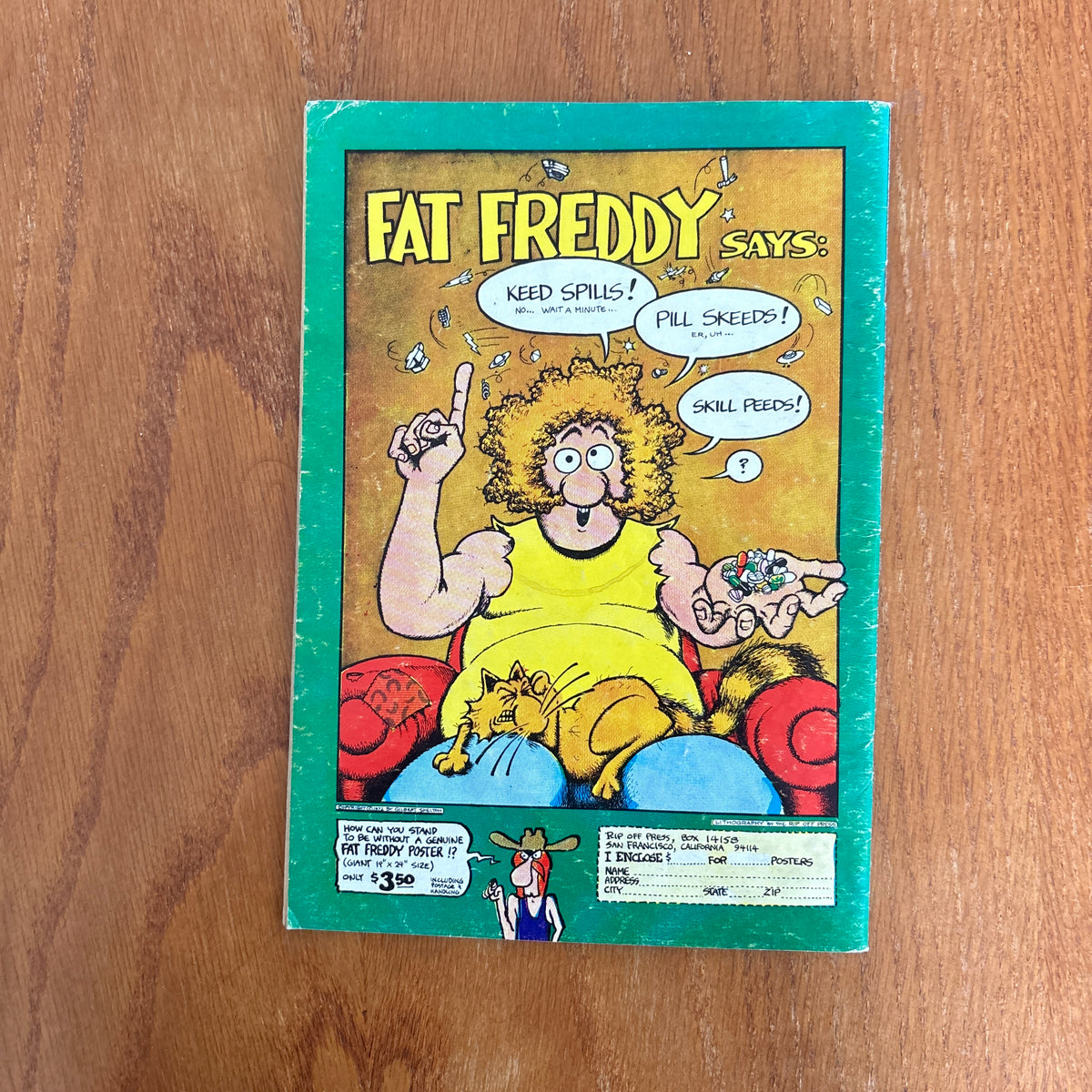 A Year Passes Like Nothing with the Fabulous Furry Freak Brothers and Fat Freddy’s Cat - Gilbert Shelton