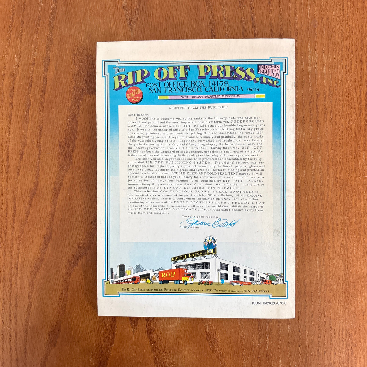 The Best of the Rip Off Press, Vol. II: The Fabulous Furry Freak Brothers - Gilbert Shelton