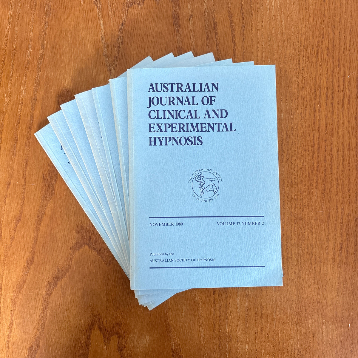 Australian Journal of Clinical and Experimental Hypnosis - Australian Society of Hypnosis x 7