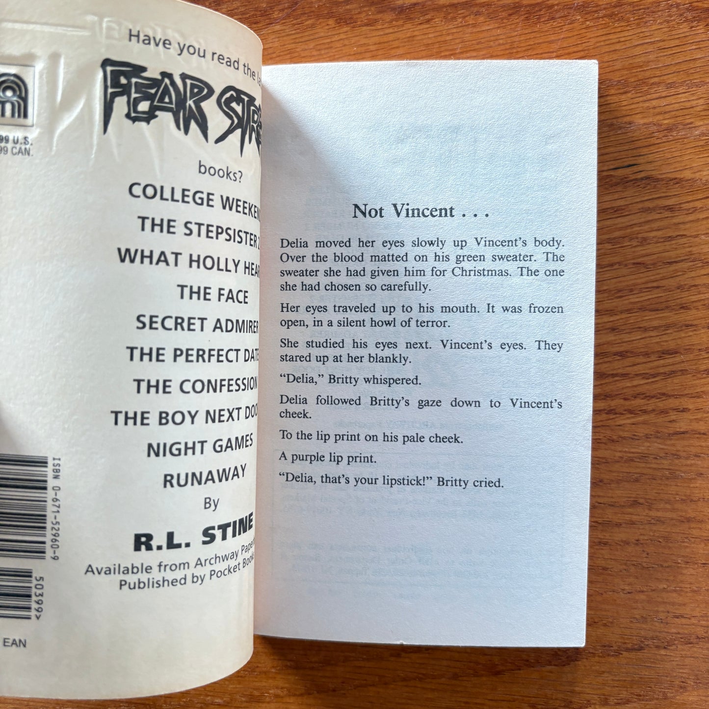R.L Stine - Fear Street: Killer's Kiss