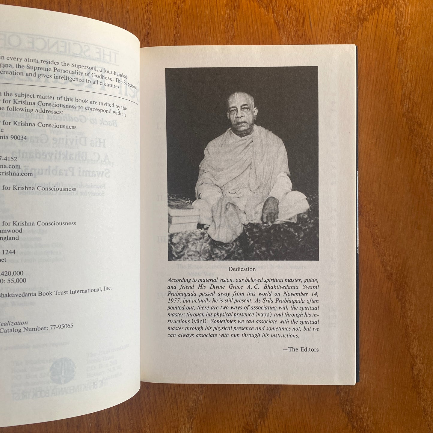The Science Of Self-Realization - His Divine Grace A.C. Bhaktivedanta Swami Prabhupada