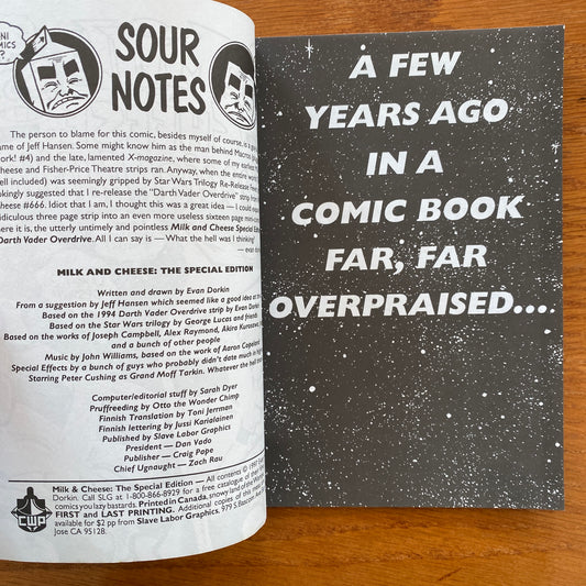 Milk & Cheese Zine