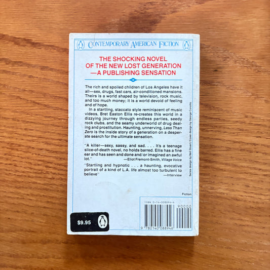 Bret Easton Ellis - Less Than Zero