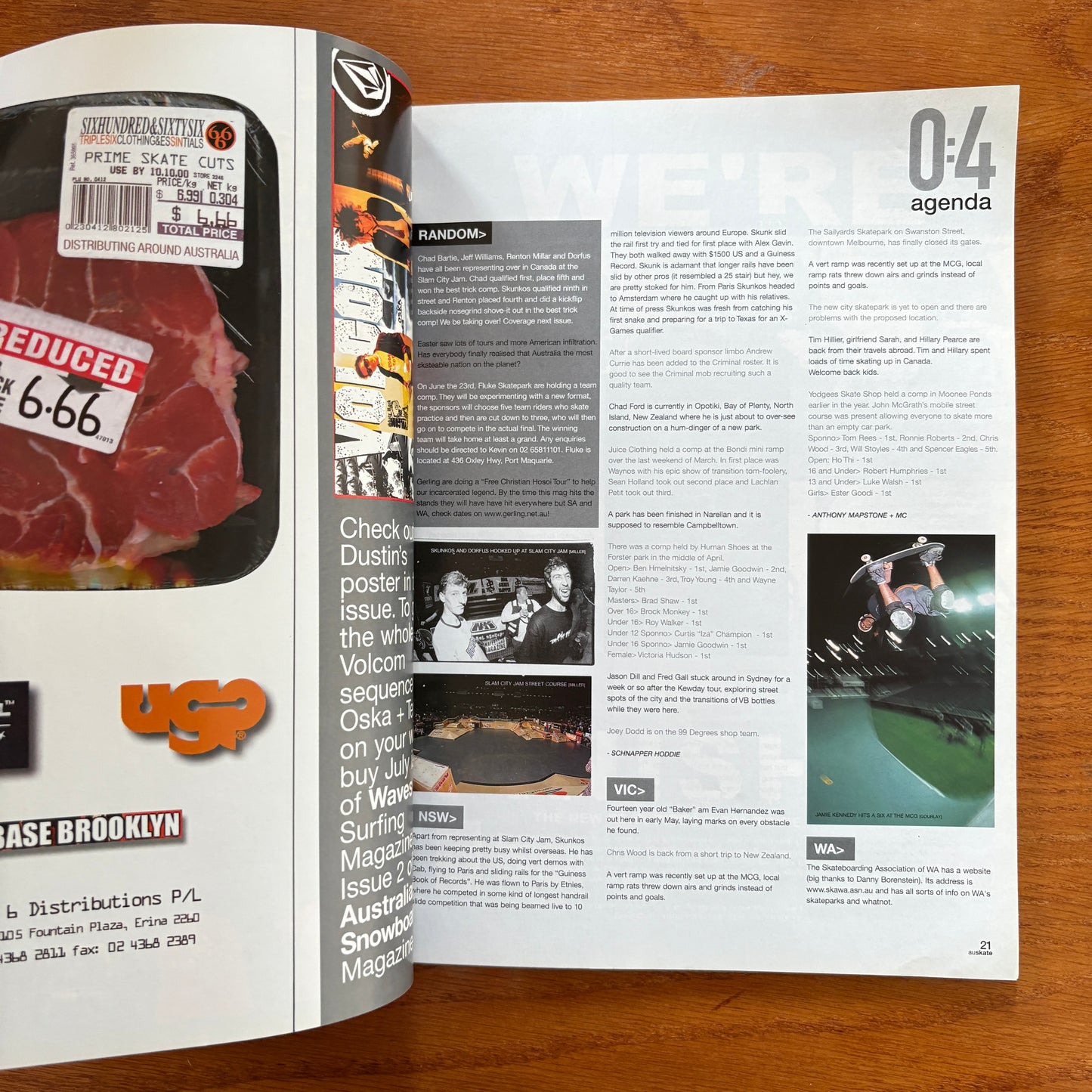 Australian Skateboarding Magazine Jul.Aug 2001