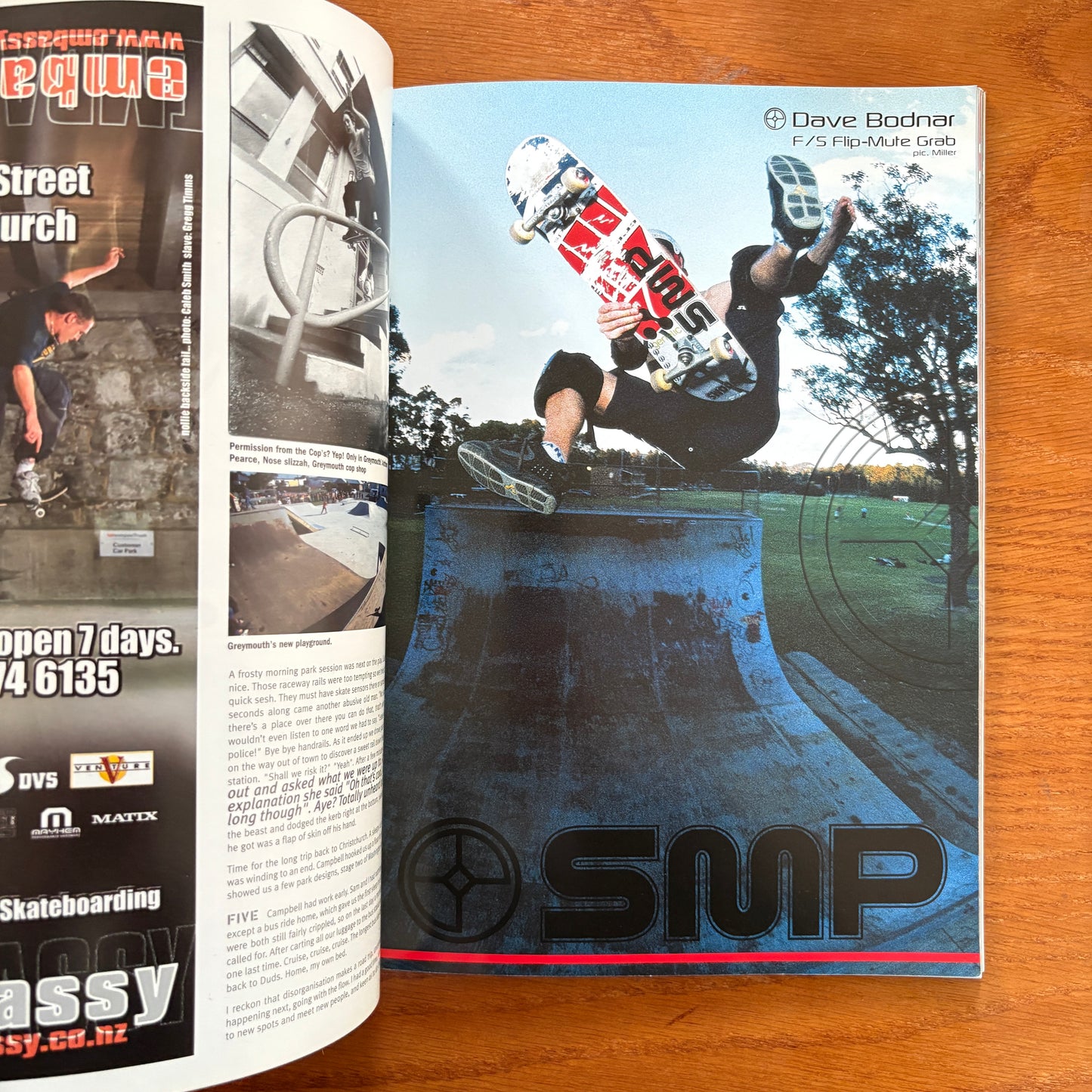New Zealand Skateboarder Dec 01