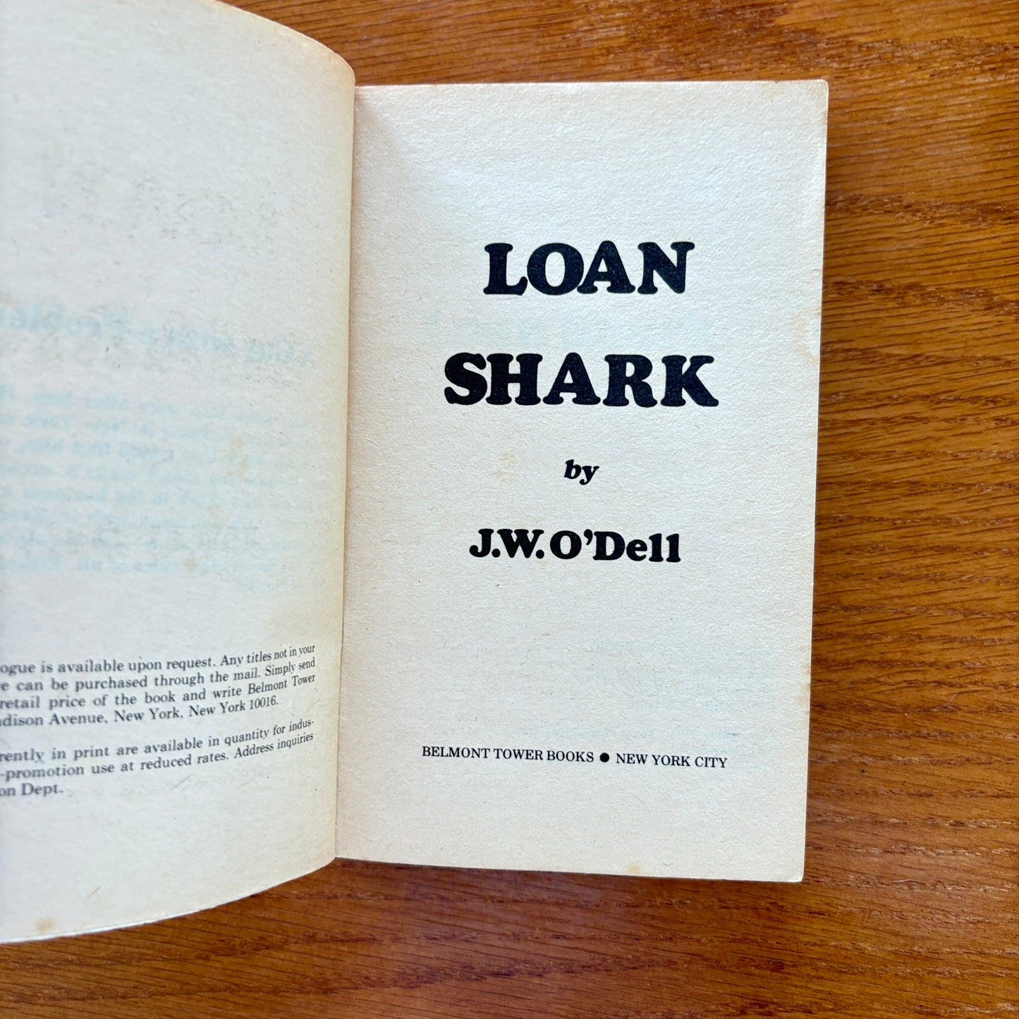 Loan Shark - J.O'Dell