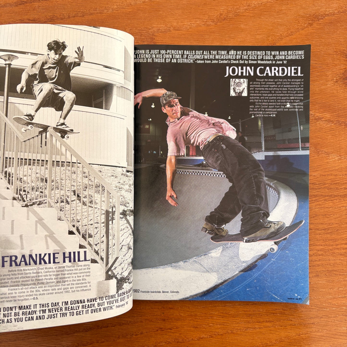 Transworld Skateboarding Jan 2003 20th Anniversary Issue