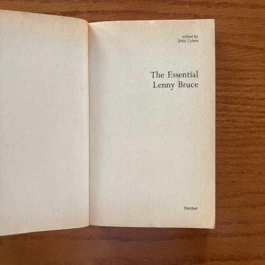 The Essential Lenny Bruce - John Cohen