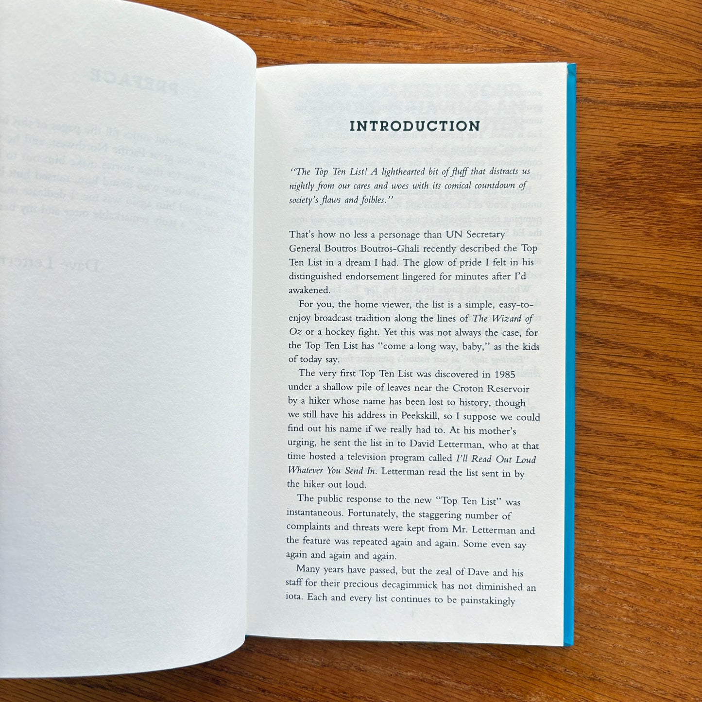 David Letterman's Book of Top Ten Lists: and Wedding Dress Patterns for the Husky Bride