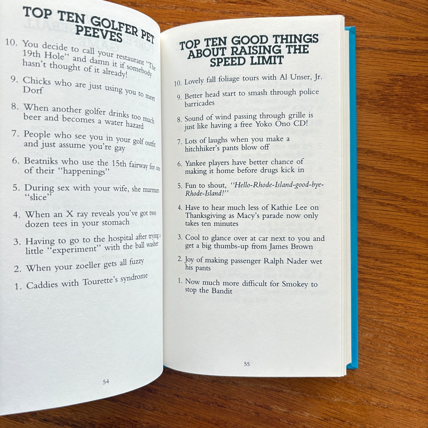David Letterman's Book of Top Ten Lists: and Wedding Dress Patterns for the Husky Bride