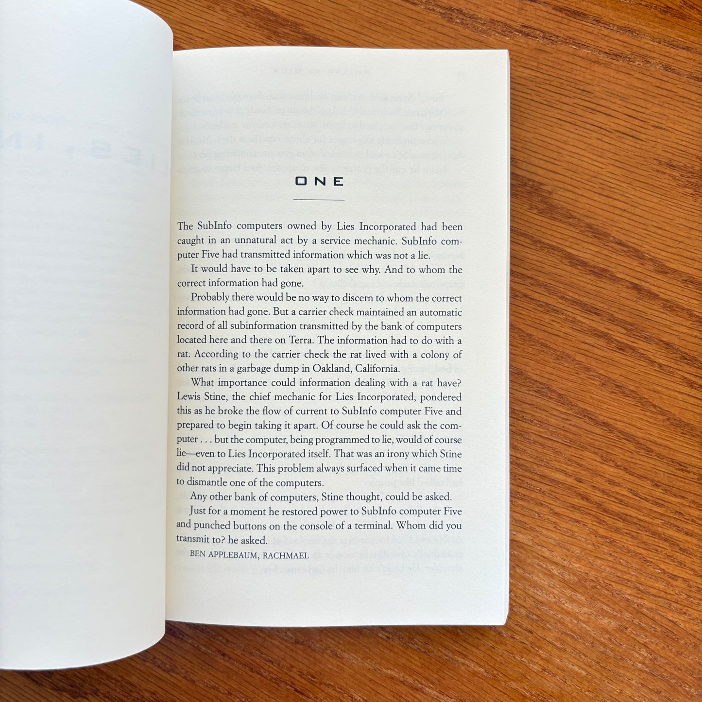 Philip K. Dick - Lies Inc