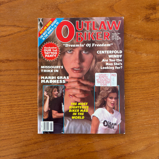 Outlaw Biker Aug 1987