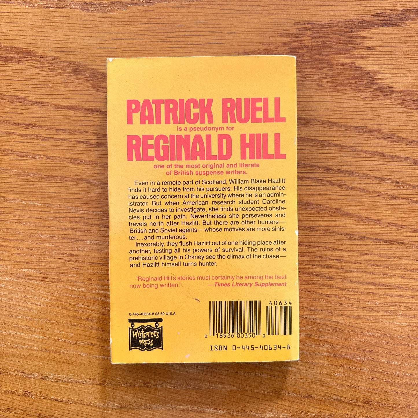 Death Takes The Low Road - Patrick Ruell