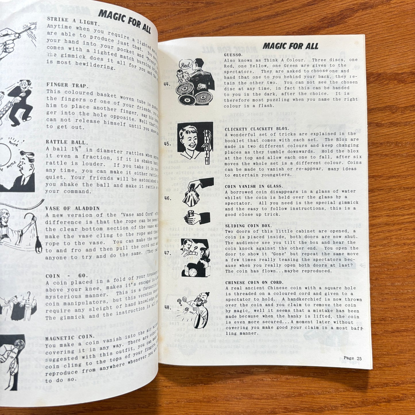 Bernards Magic Shop Catalogue 1967
