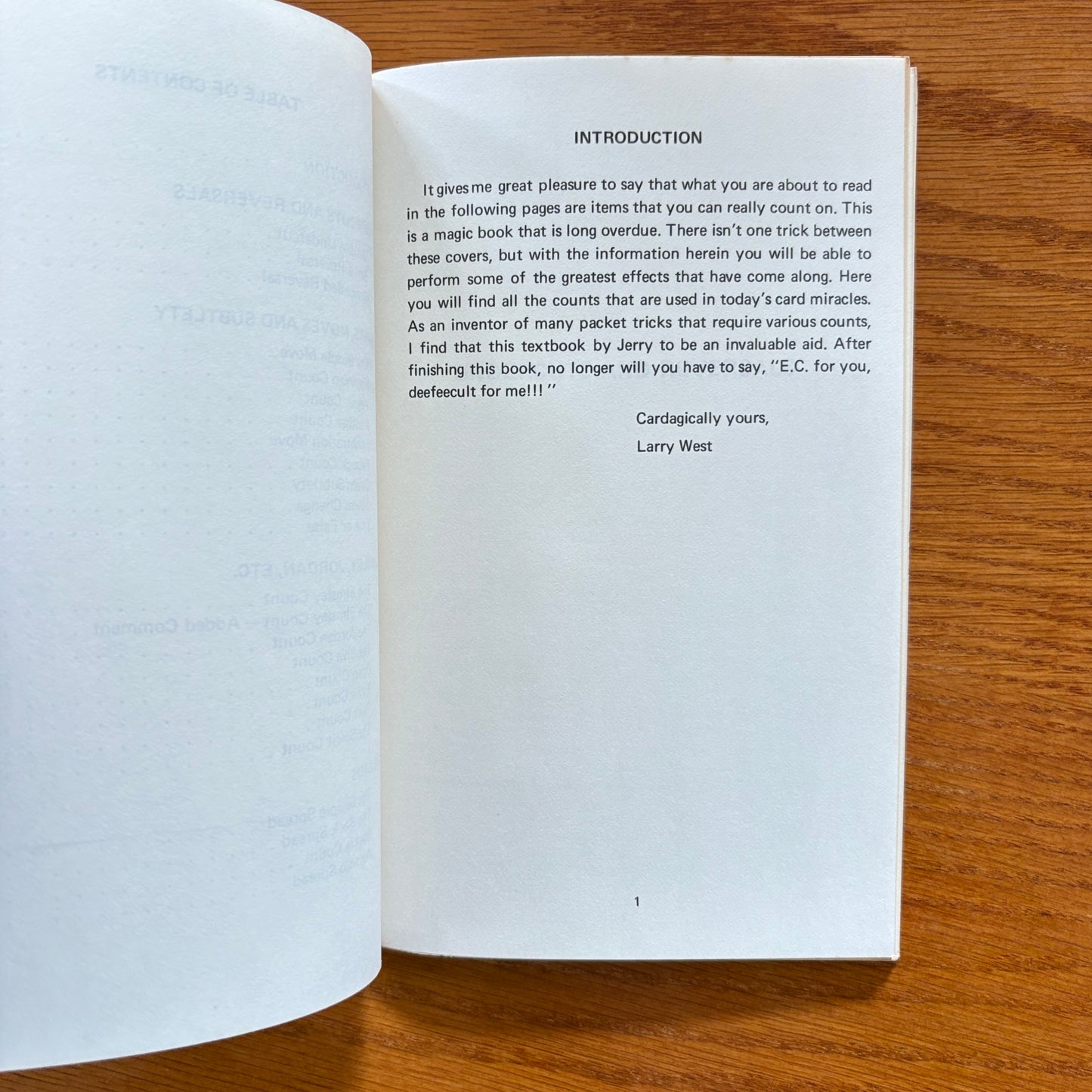 Counts, Cuts, Moves & Subtlety: A Book Of Basic Card Techniques - Jerry Mentzer