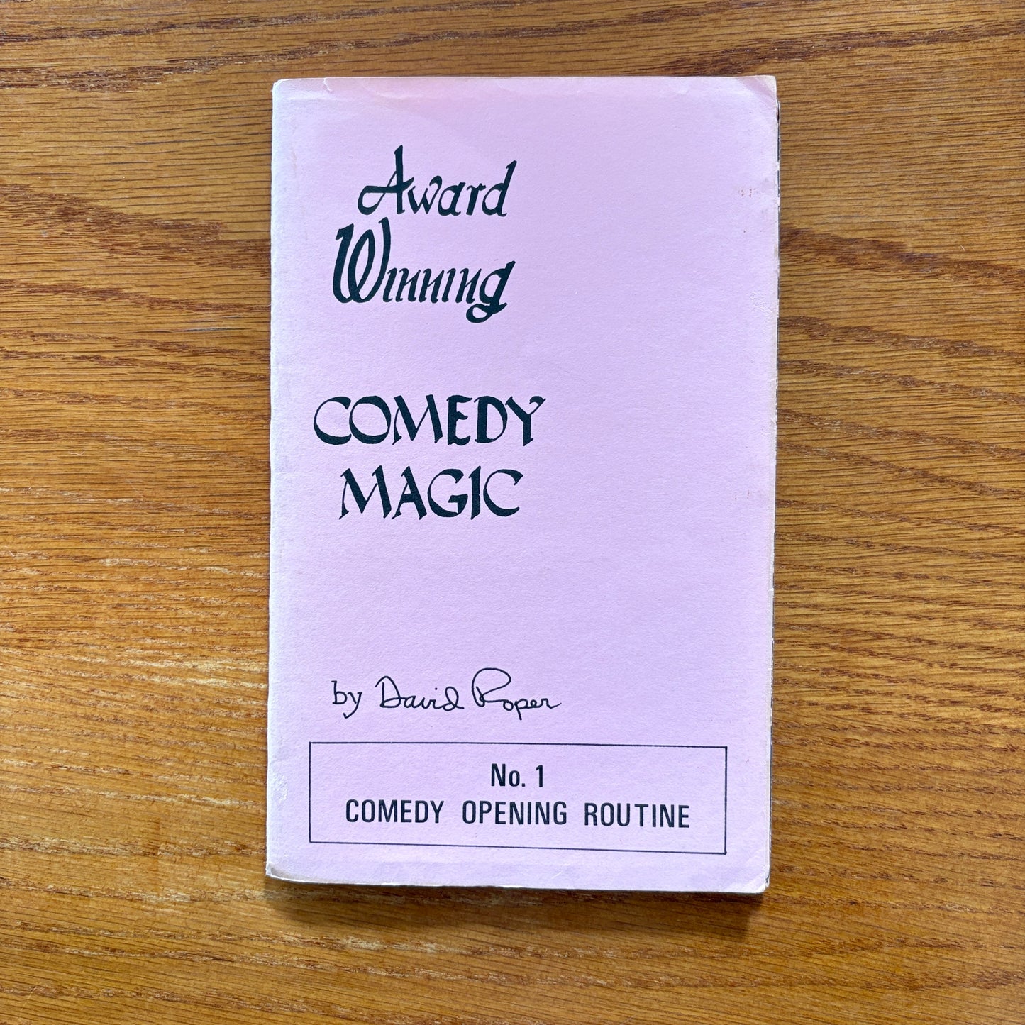 Award Winning Comedy Magic: No. 1 Comedy Opening Routine  - David Roper
